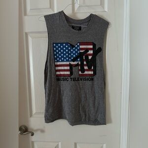 Gray MTV Muscle Tank